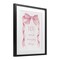 Stupell Industries Feminine Encouragement Ribbon Framed Print Under Glass, design by Cindy Jacobs